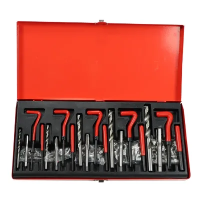 AUTOTOP Portable Complete Multi-functional Set 131 Pcs Thread Insert Kit Screw and Thread Repair Tools