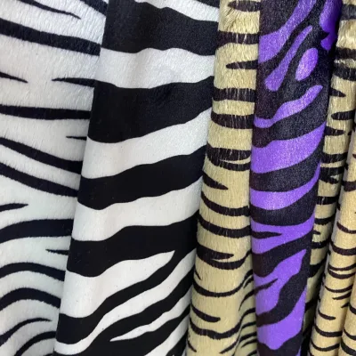 2026 Best-selling Leopard Print Ultra-soft 100% Polyester DTY Baby Blanket Baby Fabric