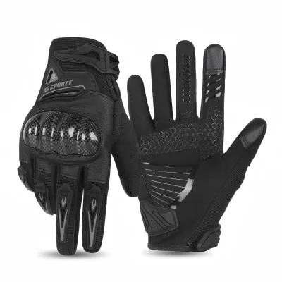 New Arrival Motorbike Gloves Long Sleeve Windproof Fall Protection Riding Gloves with Adjustable Wrist Straps