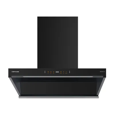 Side-Suction Wall-Mounted Stainless Steel Range Hood High Suction Power Space-Saving Slim Design Latest Turbo Hotel Household