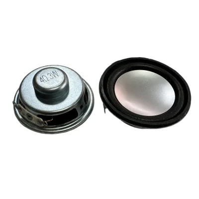 45mm dia 3W 4Ohm Horn shiny hat Pan shape Speaker Diameter Mini Amplifier Rubber Gasket Loudspeaker