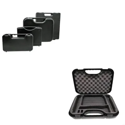 Heavy Duty Plastic Microphone Transport Box Customizable Layout Reinforced Handles Made Mainland China for Secure Device Storage
