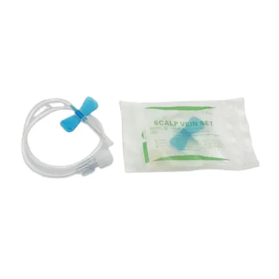 Wholesale Scalp Vein Set Double Wings 24g-27g Medical Grade PVC+Stainless Steel Hospital Use