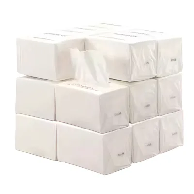 Hot Sale 2 Plys ultra Soft High Absorbent 100% Virgin Pulp Disposable Box Facial Tissue Cheap Household Facial Tissue