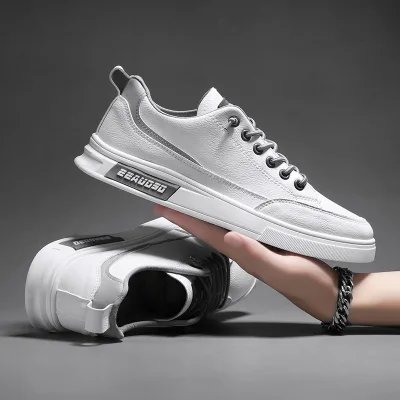High Quality Soft Sole Comfortable Non-slip Skate Shoes Custom Your Brand Leather Skateboarding Shoes