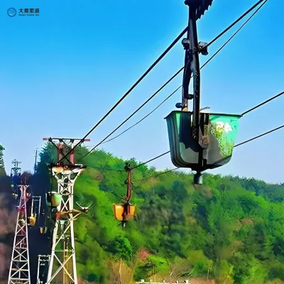 Daqin Mining Outdoor Steel Cableway Ropeway with Gondola Lift & Teleferic Function Over 500kg Capacity