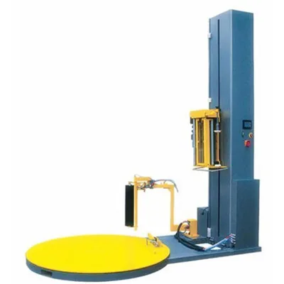 Machine for Pallet Packaging Plastic Paper Material Bags Barrel Cartons Motor PLC Core Components Chemical Commodity Wrapping