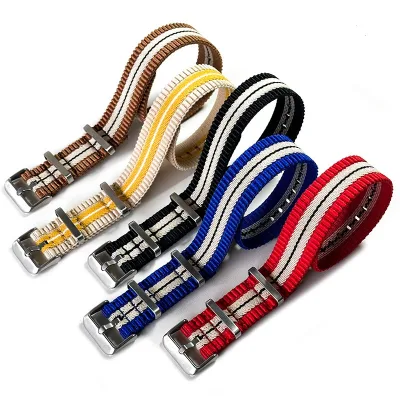 Nylon Fabric Watch Band for Tudor Omega NH35 Watch Vintage Strap 20mm 22mm High Quality Watch Bracelet Accessories