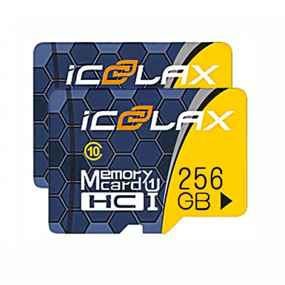 ICOOLAX Factory Wholesale High-speed Tf Card Memory Card Class 128G 256G 512G 1TB Plastic Case Mobile Plastic Car Stock