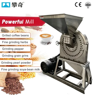 High Quality Small Stainless Steel Ball Mill Automatic Electric Motor Grinder Spice Mill Machine