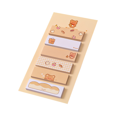 Students Creative Cartoon Sticky Notes Can Paste Notes Index Strip Office UseCustom Colorful Sticky Notes Strong