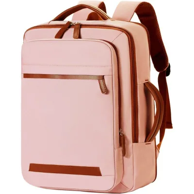 New Men's Waterproof Multi-Compartment Polyester Lining Backpack with Extra Large Capacity for Business Travel and Short Trips