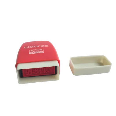 Hot Sale Different Sizes Square Flash Rubber Stamp Office Flash Stamps Multi Color Handle Flash Stamps