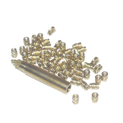 200pcs M2 Threaded Inserts Nut Mix Size for 3D Printing Metric Knurled Nuts Brass Heat Set Insert for Plastic Parts
