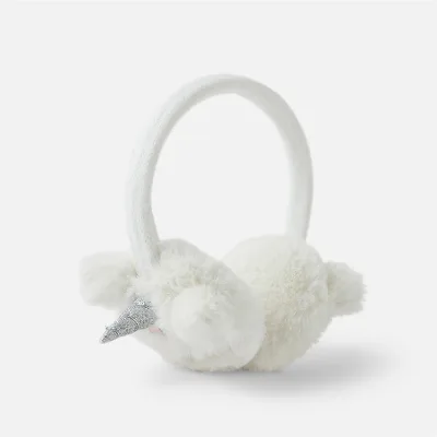 Wholesale Girls Unicorn Earmuff Winter Animal Unicorn Plush Faux Fur Earmuff