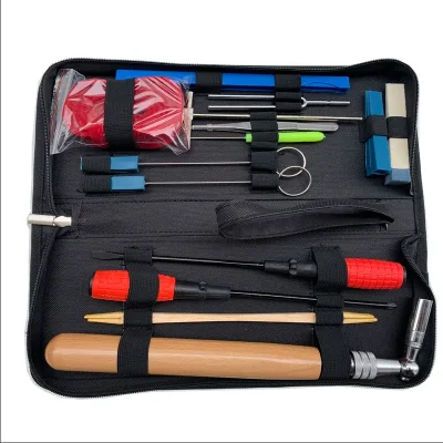 Wholesale Professional Piano Tuning Kit with Tuning Hammer Lever/Felts/Mute Tools for Piano Maintenance
