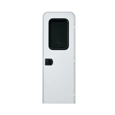 Caravan RV Trailer Entry Main Door with Security Screen and Mosquito Net