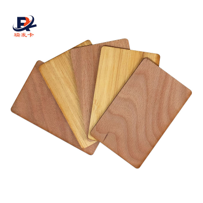Wholesale Bamboo Wood Carving Rfid Business Cards Printed on Wood