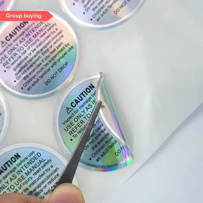 #Hologram Label Hot Sale Self-Adhesive 3D Hologram Sticker Warranty Destructive Material Two-Channel Holographic Label