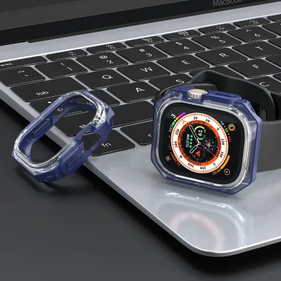 Soft TPU Case for Apple Watch 10 42mm 46mm Silicone Case for Apple Watch Series 10 Rugged Armor Case for Apple Watch 41 mm 45mm