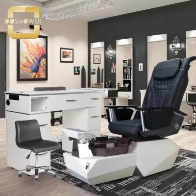Foot massage chair supplier of Acetone resistant leather Chair moves forward and backward for leather color can be customize