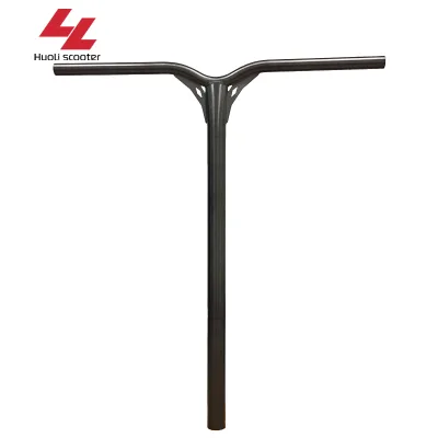 720*610mm Gr9 Titanium Scooter Accessories  Pro Stunt Barres En T Raw Color SCS Push Kick 360 Freestyle Scooter Bar