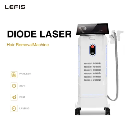 Commercial Permanent Hair Removal Equipment Double TEC Cooling 1200W High Power Diode Laser Hair Removal Machine