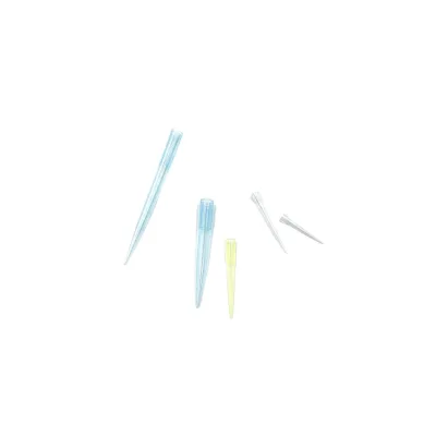 Pyrogen Free PP Transparent 200ul Micro Pipette Tips OEM Customized Logo Safe Usage Lab Research Use