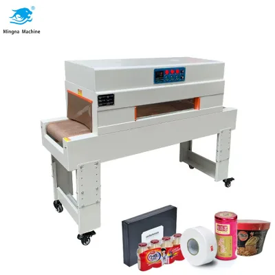 4020 Electric Automatic Heat Shrink Machine with Pump Plastic/Metal Film Packaging for Food & Cosmetics Box Remote Control