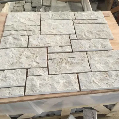 White Limestone of Interior Decoration Wall Stone