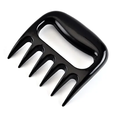 Custom Portable BBQ Plastic Handles Meat Claws Mincer Tool Non-Skid Chicken Shredder for Home Kitchen