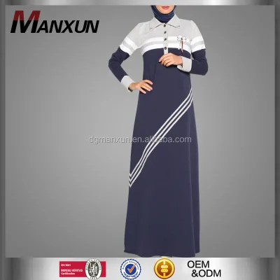 Modern Muslim Sportswear Long Abaya Islamic Women Sports Abaya