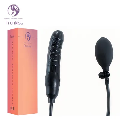 Inflatable Dildo Adult Product Manual Squeeze to Adjust the Size Hard Anal Vagina Stimulate Masturbation Toy Inflatable Dildo