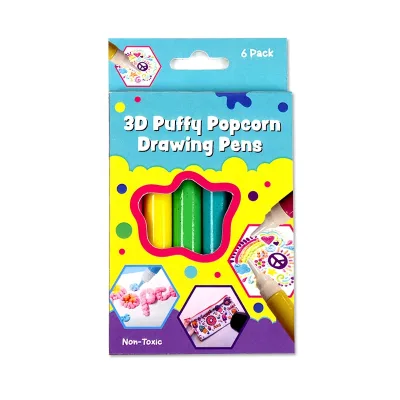 3D Popcorn Drawing Paint Pens