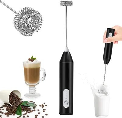 Household Electric Rechargeable Small Milk Frother 36V Kitchen Appliance Model 31821 for Milk Frothing and Whipped Cream