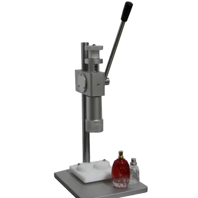 Wholesale Glass Plastic Perfume Bottle Machine Pump Crimping Sealing Closing Machine