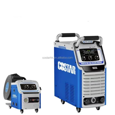 Professional 3 Phase IGBT Inverter MIG/MAG/MMA/ARC Welding Machine with LCD Display 60-500A MIG-500