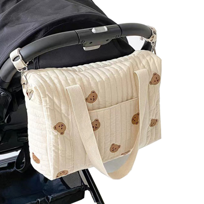Wholesale Ins Cotton Baby Bags Korean Portable Single Shoulder Baby Mommy Bag for New Born Mom Bag
