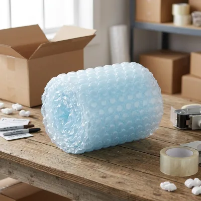 Custom Recycled Material Air Bubble Film MINI AIR MAX Wrapper 15μm Lightweight Anti-slip Protective Air Cushion Wrap