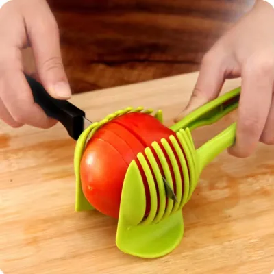 Manufactures Best Selling Factory Direct Fruit and Vegetable Slicer Handheld Lemon Tomato Potato Clip Slicer