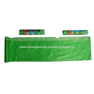 Eco-Friendly Drawstring Trash Bags for Household Waste Disposal