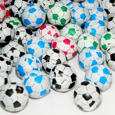 Bulk Complex Chocolate Bean Football Golden Ball Solid Powder Custom Packaging Supported Manufacturers Wholesale Available