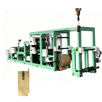 Horizontal Wax Coated Fruit Bag Maker High Speed Double Paper Laminating Machine for Waterproof Insect Proof Citrus Bags