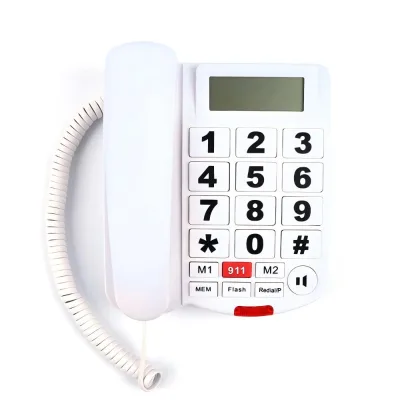 CT-TF265 Senior Phone Big Button Corded Telephone with SOS Emergency