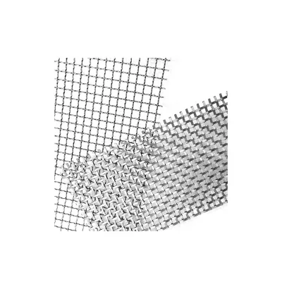 Durable 304 316 Stainless Steel Crimped Wire Mesh Screen Fence Riddle Sieve for Chemical Industry