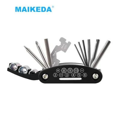 Hot Sale 16 in 1 Multifunctional Bicycle Cycling Bike Repair Tool Set Bicycle Repair Tool Kit