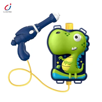 Chengji New Design Outdoor Summer Portable High Powered Air Pump Shooting Animal Big Capacity Backpack Water Gun for Kids