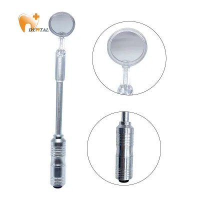 Reusable LED Lighted Dental Mirror With Detachable Head Anti-Fog Oral Inspection Mirror for Teeth Cleaning