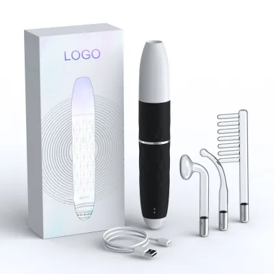 3 in 1 Cordless High Frequency Hand Held Facial Wand Anti Aging Face Lifting Skin Tightening Acne Treatment Skin Therapy