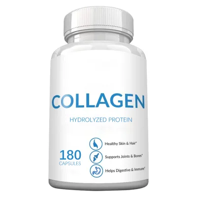 Factory Direct Sale Private Label Collagen Capsules Collagen Peptides Capsules Support Skin Joints & Gut Health Supplement